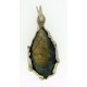 Ciondolo artigianale in argento e labradorite